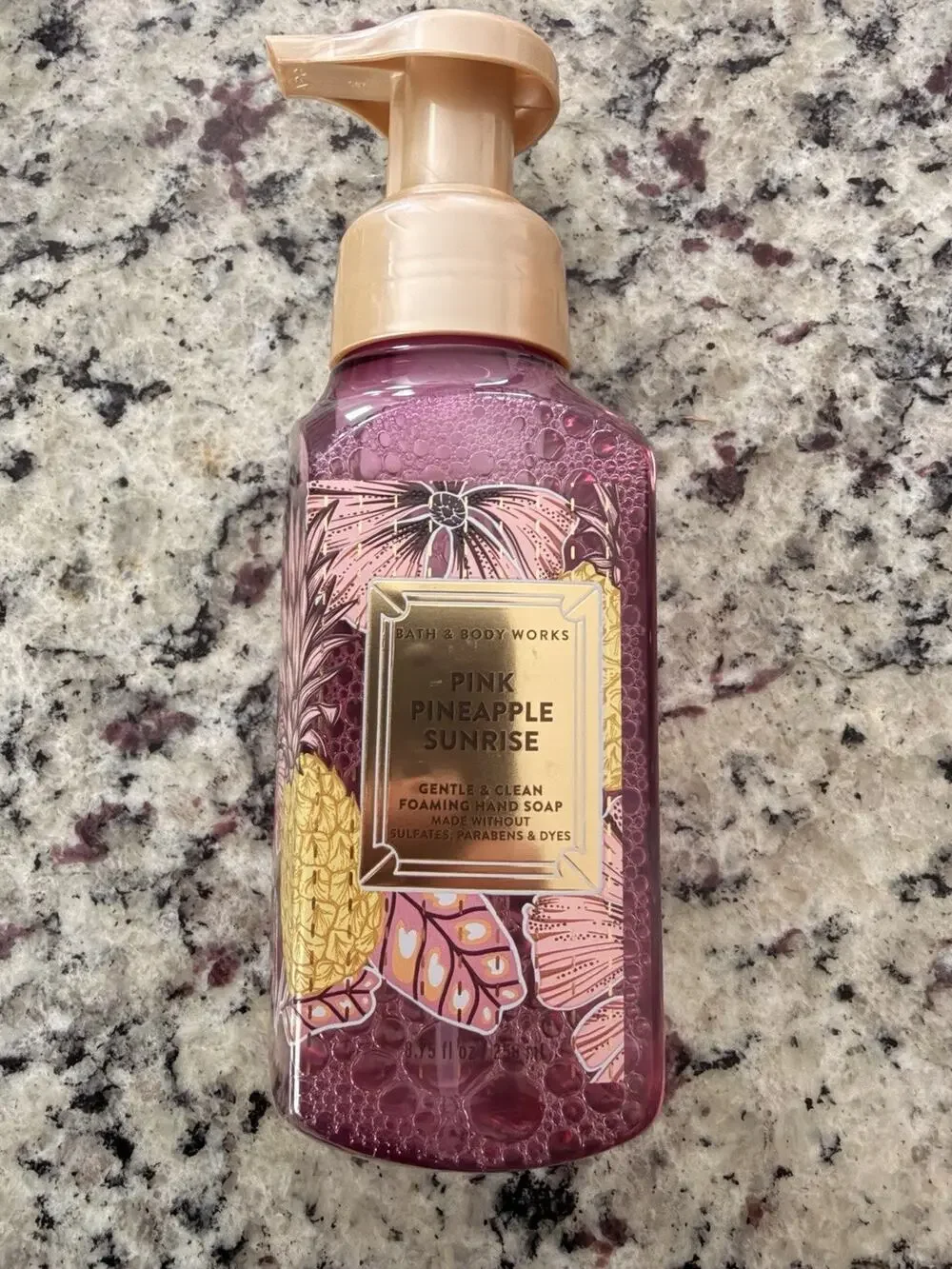 2 X Bath & Body Works Pink Pineapple Sunrise Foaming Hand Soap 8.75 floz
